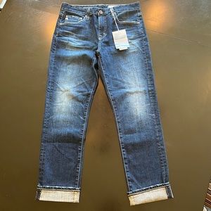 AG ex-boyfriend slim blue jeans, size 26